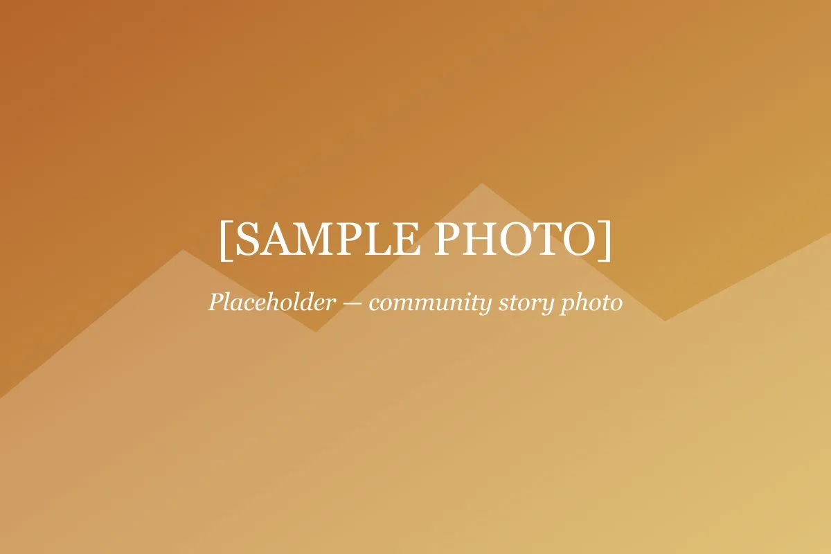 Placeholder image standing in for a community story photograph
